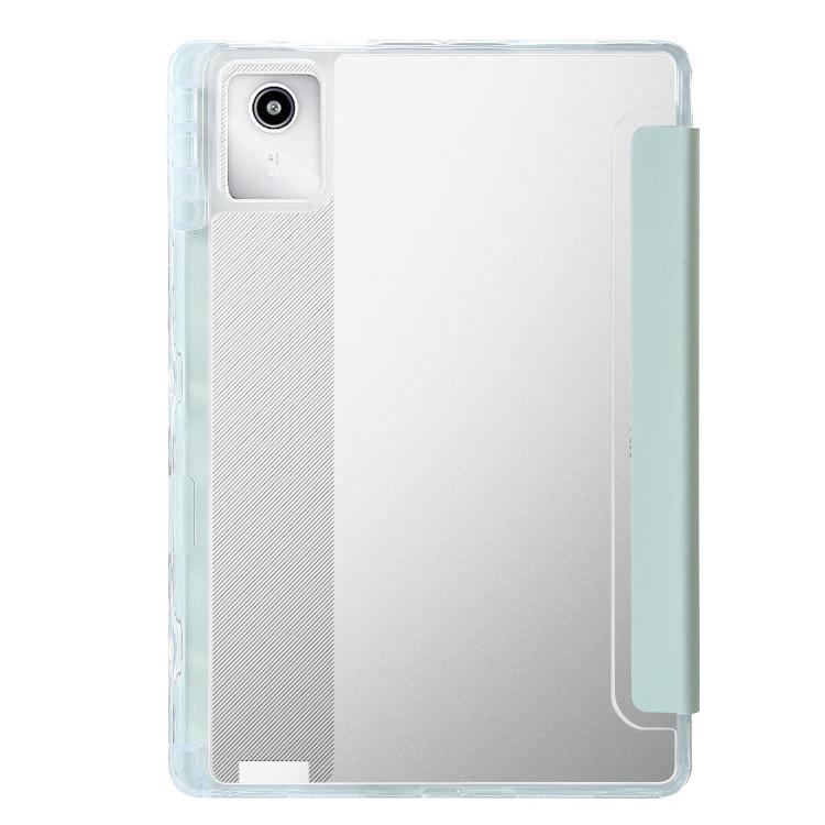 For Lenovo Xiaoxin Pad 11 2025 Clear Acrylic Deformation Leather Tablet Case