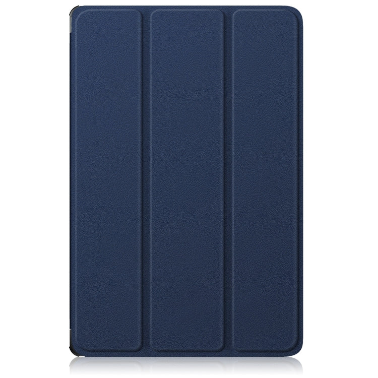 For Honor Pad X8b / X8a Custer Pure Color 3-Fold Leather Tablet Case