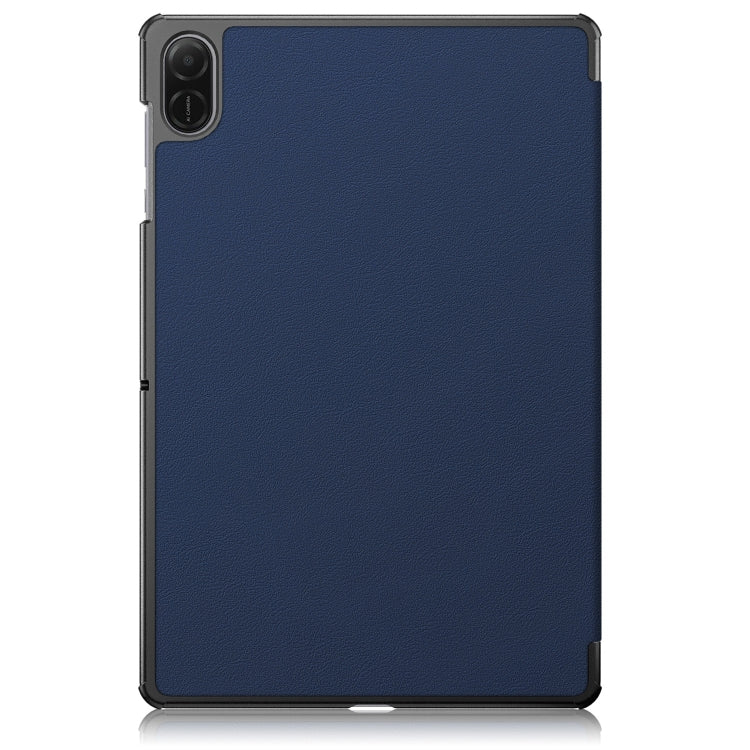 For Honor Pad X8b / X8a Custer Pure Color 3-Fold Leather Tablet Case
