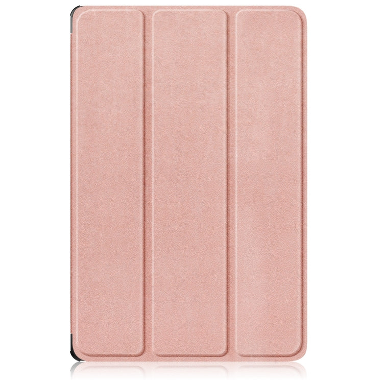 For Honor Pad X8b / X8a Custer Pure Color 3-Fold Leather Tablet Case
