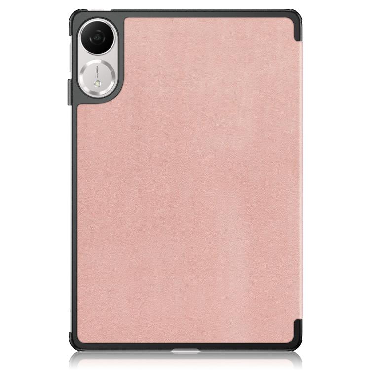 For Honor Pad V9 11.5 Custer Pure Color 3-Fold Leather Tablet Case