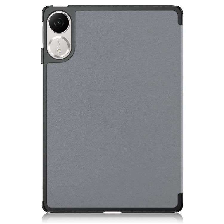 For Honor Pad V9 11.5 Custer Pure Color 3-Fold Leather Tablet Case