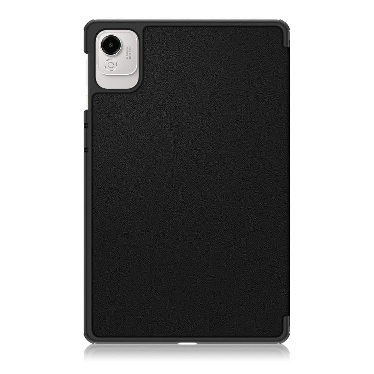 For Honor Pad X9a / X9 Pro Custer Pure Color 3-Fold Leather Tablet Case