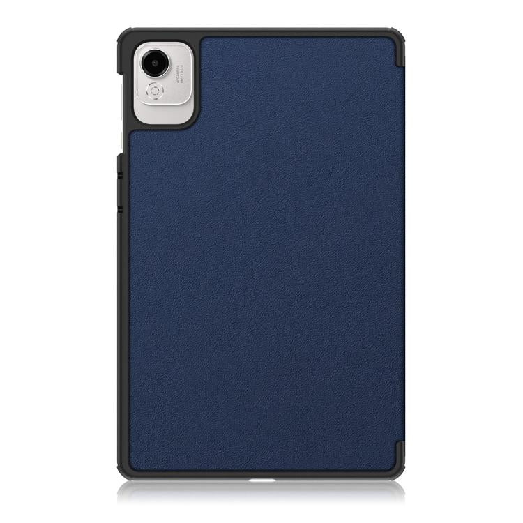 For Honor Pad X9a / X9 Pro Custer Pure Color 3-Fold Leather Tablet Case