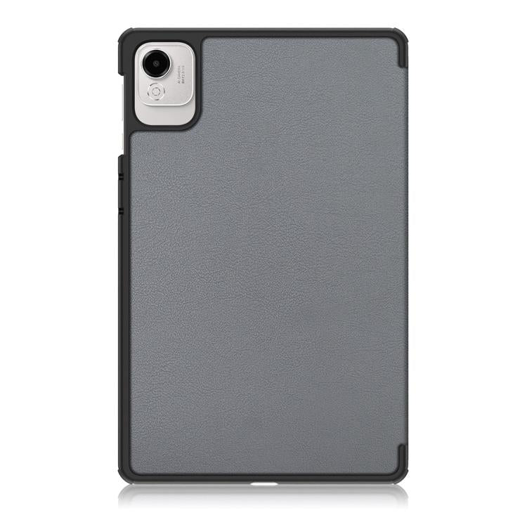 For Honor Pad X9a / X9 Pro Custer Pure Color 3-Fold Leather Tablet Case