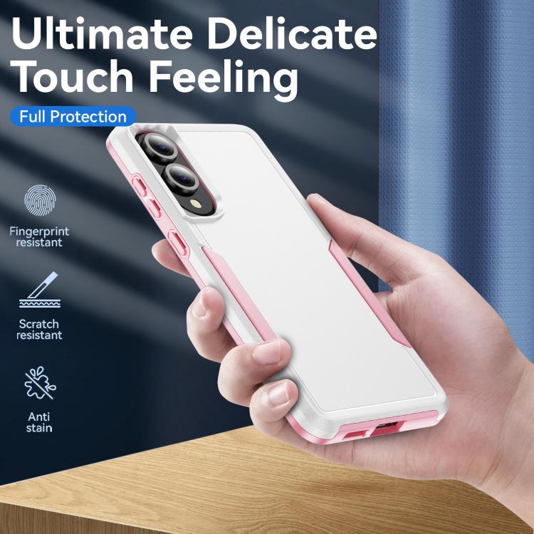 For Samsung Galaxy S25 Edge 5G Pioneer Armor Heavy Duty PC Hybrid TPU Phone Case