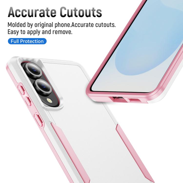 For Samsung Galaxy S25 Edge 5G Pioneer Armor Heavy Duty PC Hybrid TPU Phone Case