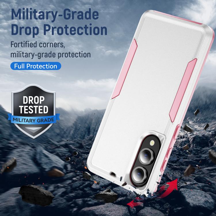 For Samsung Galaxy S25 Edge 5G Pioneer Armor Heavy Duty PC Hybrid TPU Phone Case