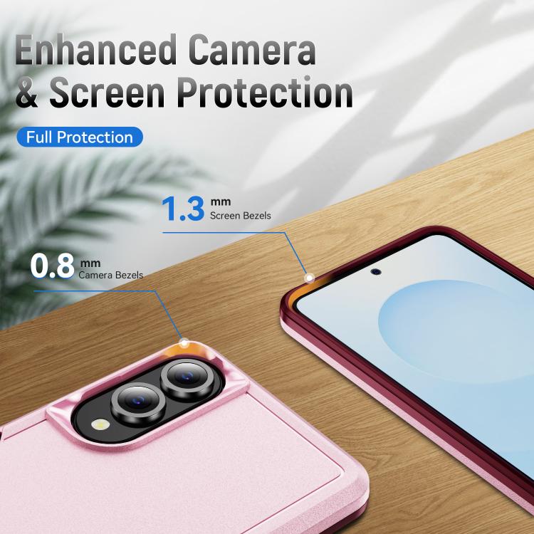 For Samsung Galaxy S25 Edge 5G Pioneer Armor Heavy Duty PC Hybrid TPU Phone Case