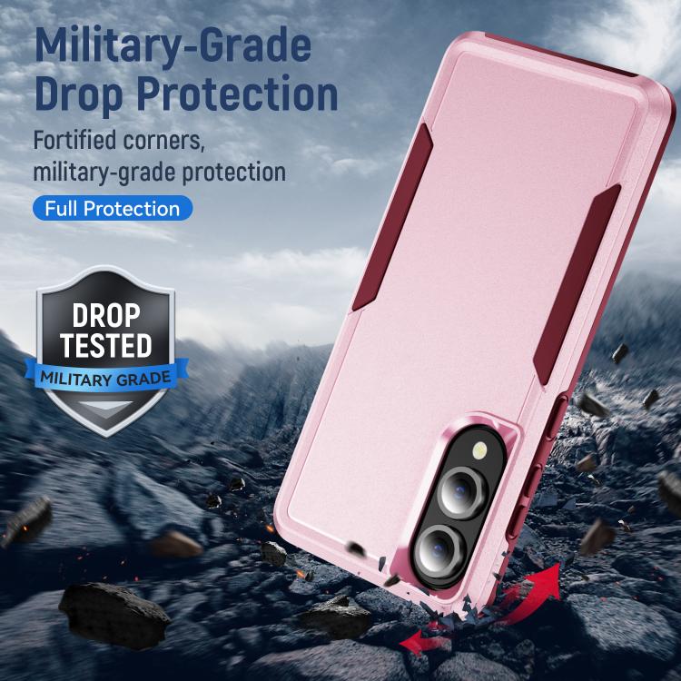 For Samsung Galaxy S25 Edge 5G Pioneer Armor Heavy Duty PC Hybrid TPU Phone Case