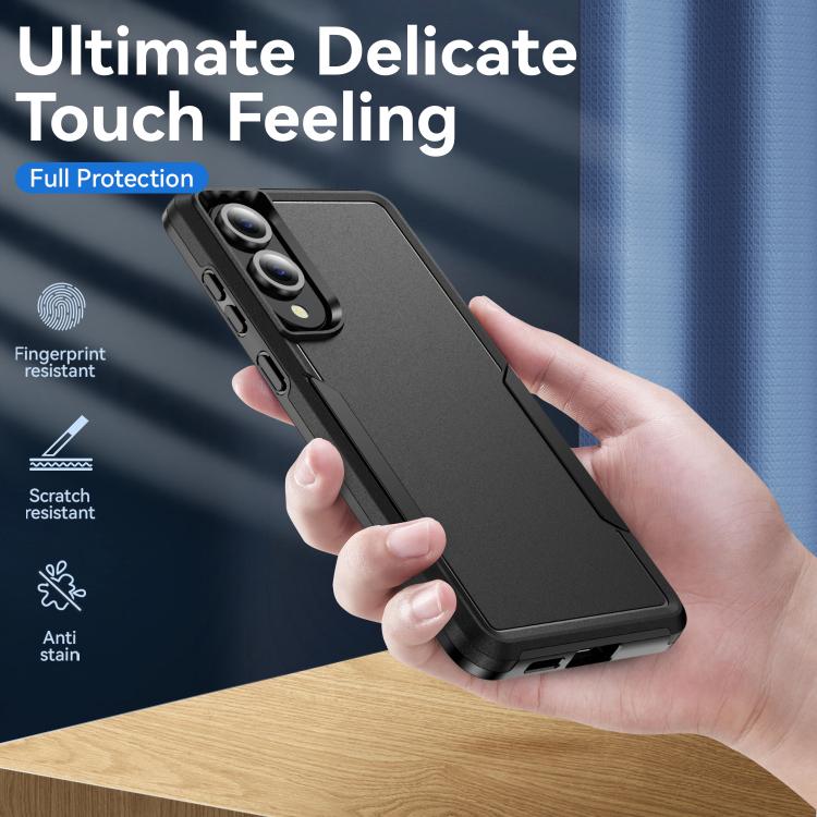 For Samsung Galaxy S25 Edge 5G Pioneer Armor Heavy Duty PC Hybrid TPU Phone Case