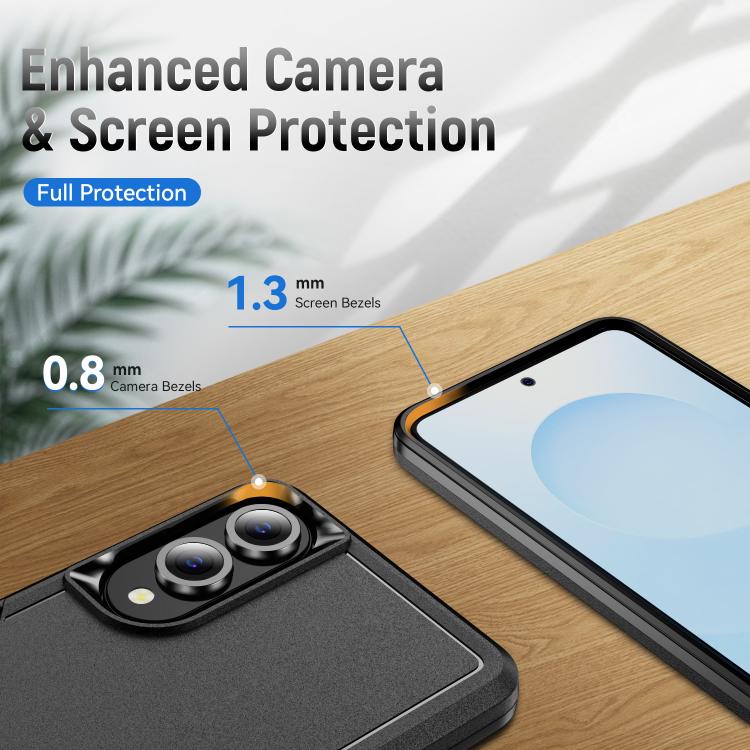 For Samsung Galaxy S25 Edge 5G Pioneer Armor Heavy Duty PC Hybrid TPU Phone Case