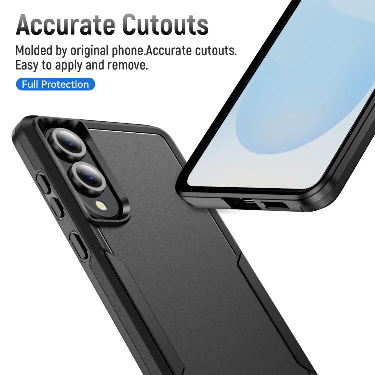 For Samsung Galaxy S25 Edge 5G Pioneer Armor Heavy Duty PC Hybrid TPU Phone Case