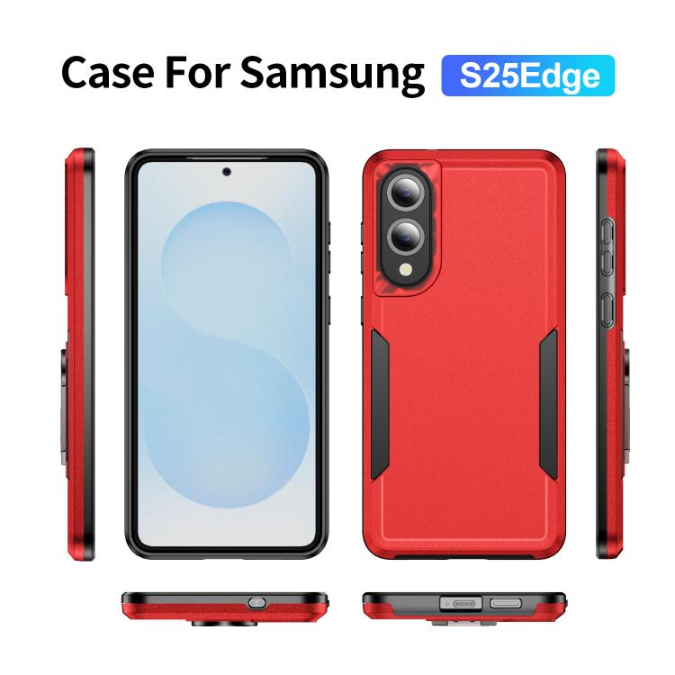 For Samsung Galaxy S25 Edge 5G Pioneer Armor Heavy Duty PC Hybrid TPU Phone Case