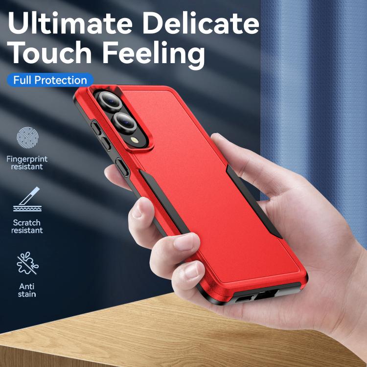 For Samsung Galaxy S25 Edge 5G Pioneer Armor Heavy Duty PC Hybrid TPU Phone Case