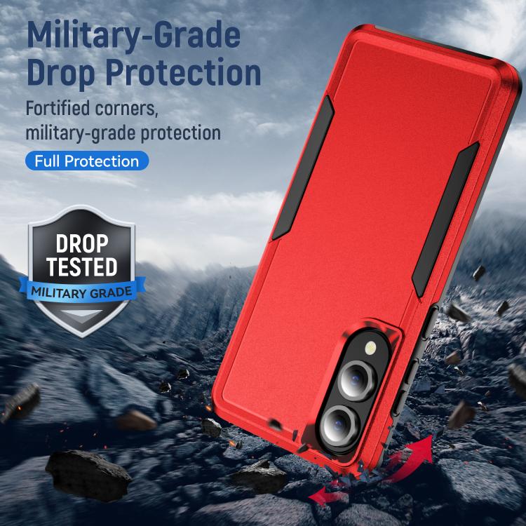 For Samsung Galaxy S25 Edge 5G Pioneer Armor Heavy Duty PC Hybrid TPU Phone Case