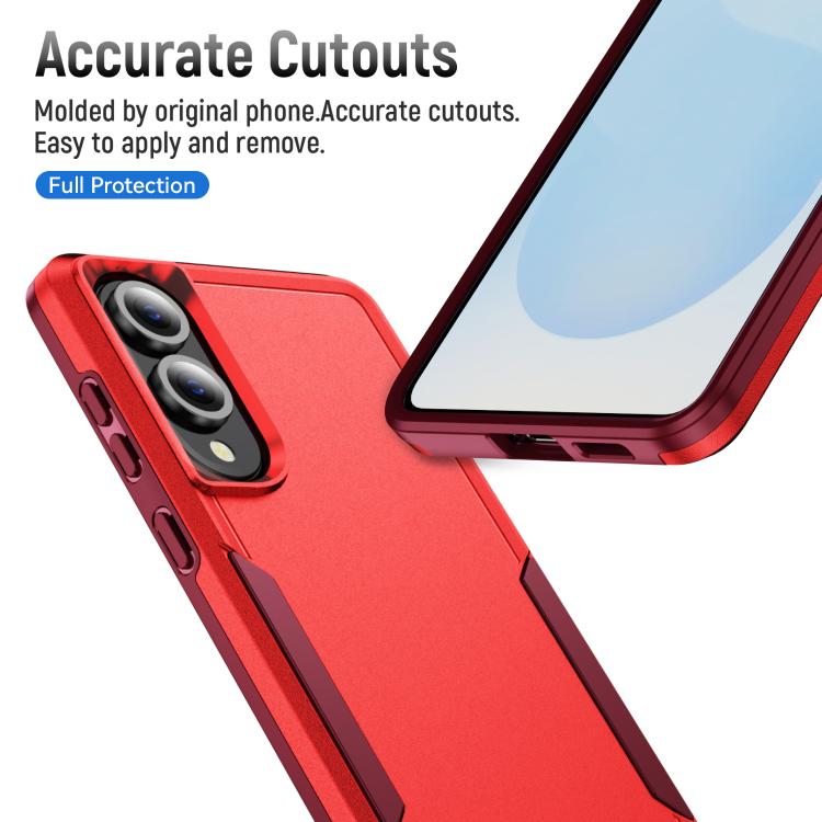 For Samsung Galaxy S25 Edge 5G Pioneer Armor Heavy Duty PC Hybrid TPU Phone Case
