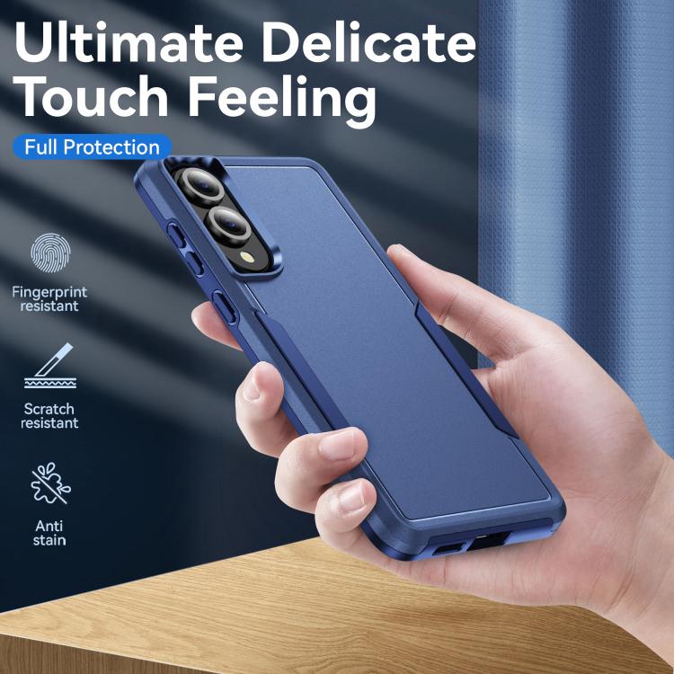 For Samsung Galaxy S25 Edge 5G Pioneer Armor Heavy Duty PC Hybrid TPU Phone Case
