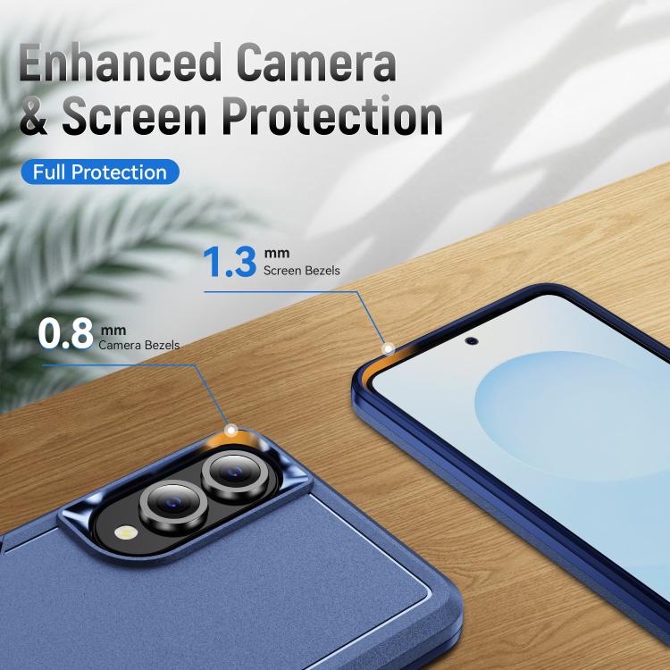 For Samsung Galaxy S25 Edge 5G Pioneer Armor Heavy Duty PC Hybrid TPU Phone Case