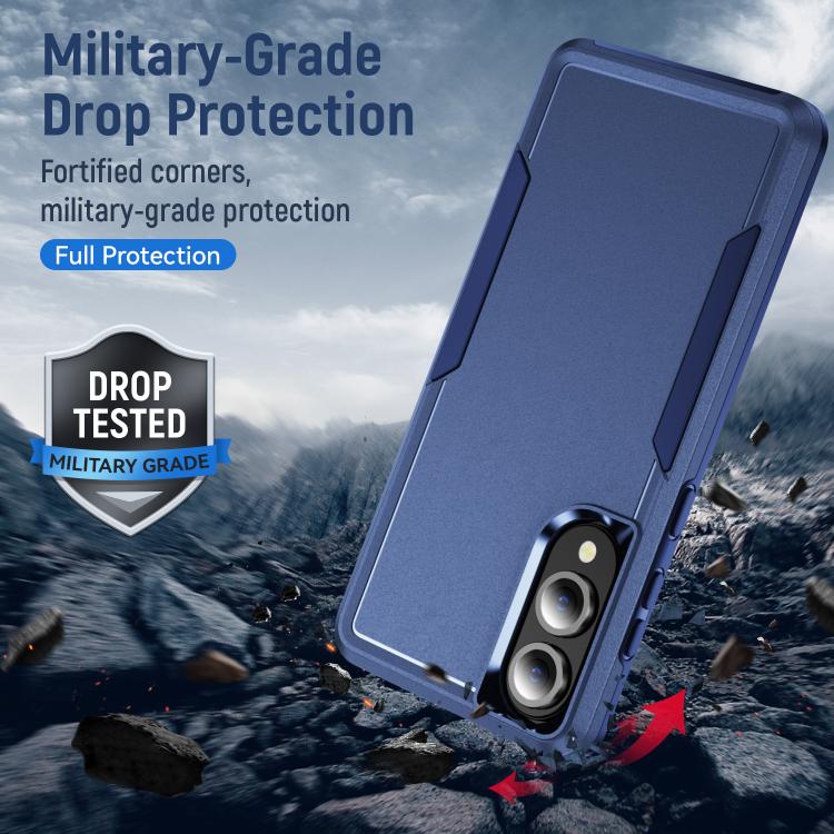 For Samsung Galaxy S25 Edge 5G Pioneer Armor Heavy Duty PC Hybrid TPU Phone Case