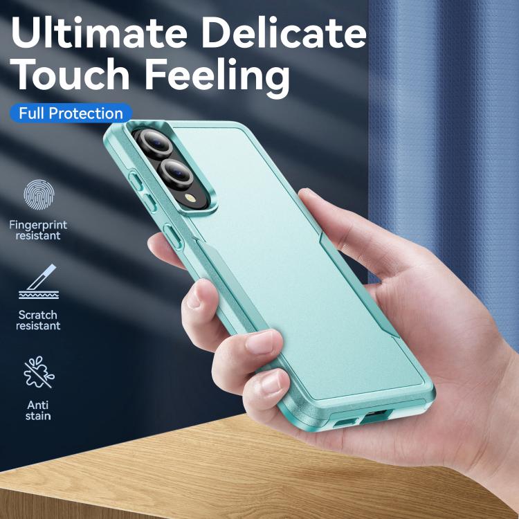 For Samsung Galaxy S25 Edge 5G Pioneer Armor Heavy Duty PC Hybrid TPU Phone Case