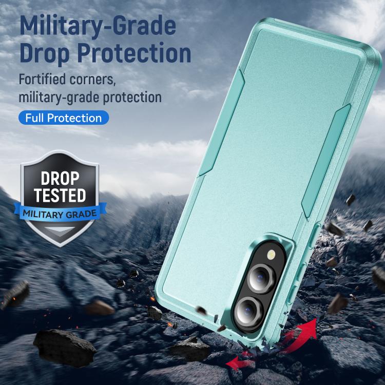 For Samsung Galaxy S25 Edge 5G Pioneer Armor Heavy Duty PC Hybrid TPU Phone Case