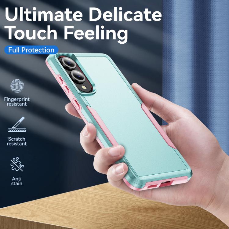 For Samsung Galaxy S25 Edge 5G Pioneer Armor Heavy Duty PC Hybrid TPU Phone Case