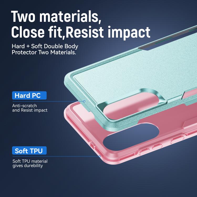 For Samsung Galaxy S25 Edge 5G Pioneer Armor Heavy Duty PC Hybrid TPU Phone Case