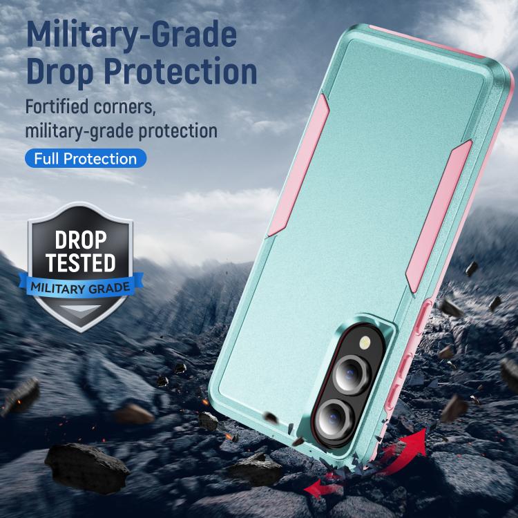 For Samsung Galaxy S25 Edge 5G Pioneer Armor Heavy Duty PC Hybrid TPU Phone Case