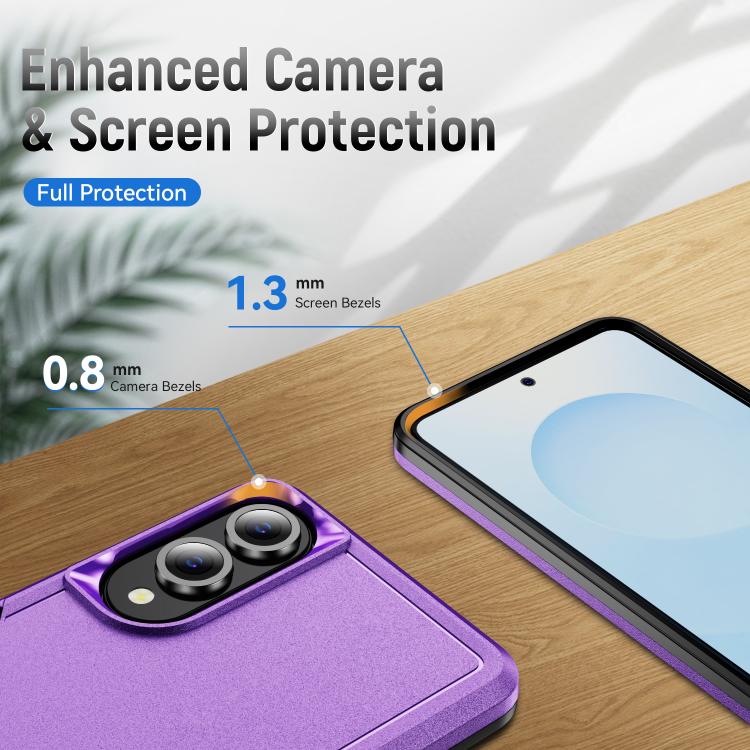For Samsung Galaxy S25 Edge 5G Pioneer Armor Heavy Duty PC Hybrid TPU Phone Case