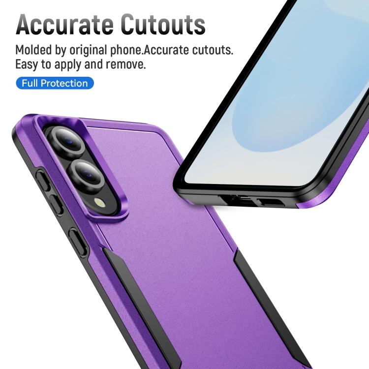 For Samsung Galaxy S25 Edge 5G Pioneer Armor Heavy Duty PC Hybrid TPU Phone Case