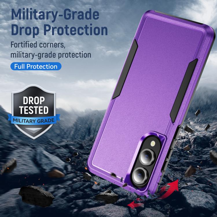 For Samsung Galaxy S25 Edge 5G Pioneer Armor Heavy Duty PC Hybrid TPU Phone Case