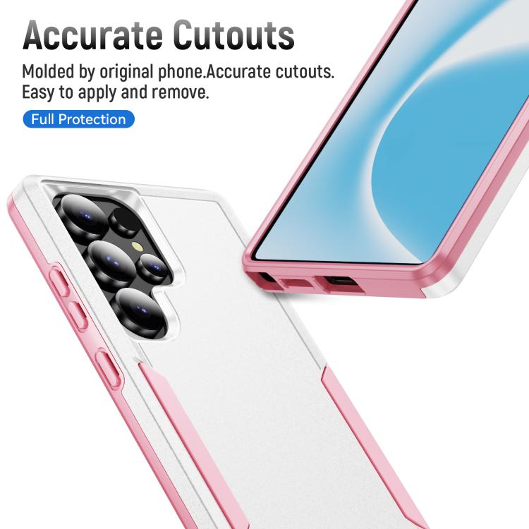 For Samsung Galaxy S25 Ultra 5G Pioneer Armor Heavy Duty PC Hybrid TPU Phone Case