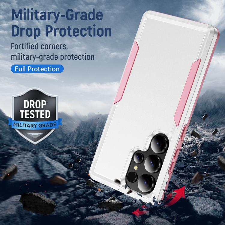 For Samsung Galaxy S25 Ultra 5G Pioneer Armor Heavy Duty PC Hybrid TPU Phone Case