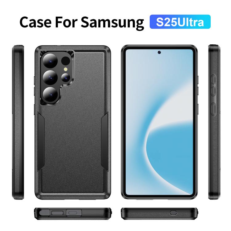 For Samsung Galaxy S25 Ultra 5G Pioneer Armor Heavy Duty PC Hybrid TPU Phone Case