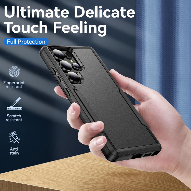 For Samsung Galaxy S25 Ultra 5G Pioneer Armor Heavy Duty PC Hybrid TPU Phone Case