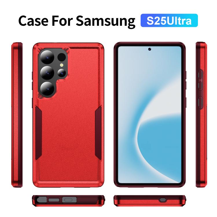 For Samsung Galaxy S25 Ultra 5G Pioneer Armor Heavy Duty PC Hybrid TPU Phone Case