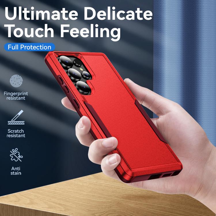 For Samsung Galaxy S25 Ultra 5G Pioneer Armor Heavy Duty PC Hybrid TPU Phone Case