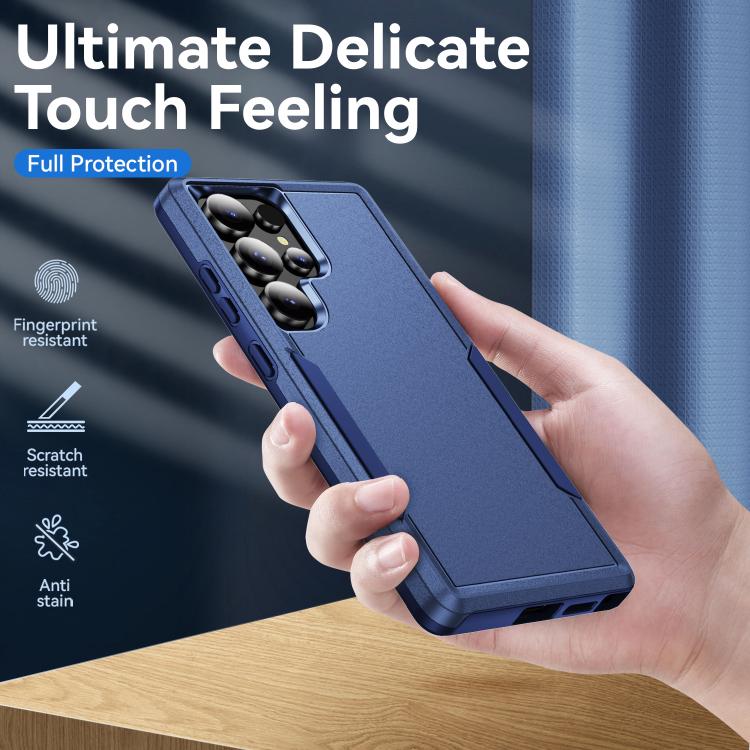 For Samsung Galaxy S25 Ultra 5G Pioneer Armor Heavy Duty PC Hybrid TPU Phone Case