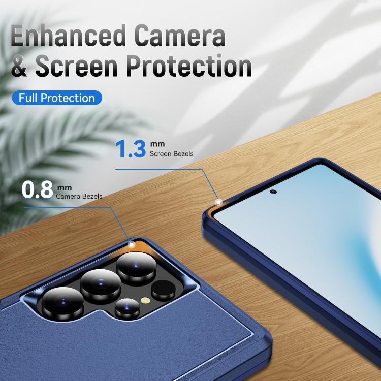 For Samsung Galaxy S25 Ultra 5G Pioneer Armor Heavy Duty PC Hybrid TPU Phone Case