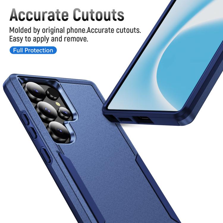 For Samsung Galaxy S25 Ultra 5G Pioneer Armor Heavy Duty PC Hybrid TPU Phone Case