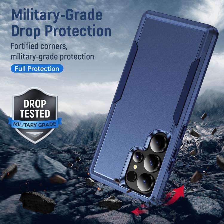 For Samsung Galaxy S25 Ultra 5G Pioneer Armor Heavy Duty PC Hybrid TPU Phone Case