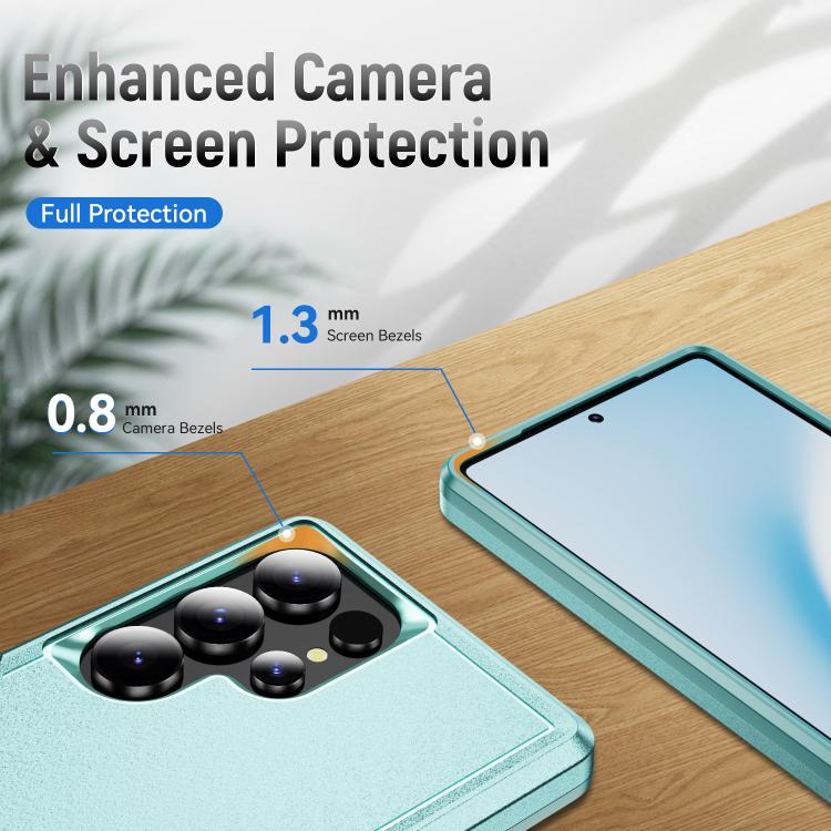For Samsung Galaxy S25 Ultra 5G Pioneer Armor Heavy Duty PC Hybrid TPU Phone Case