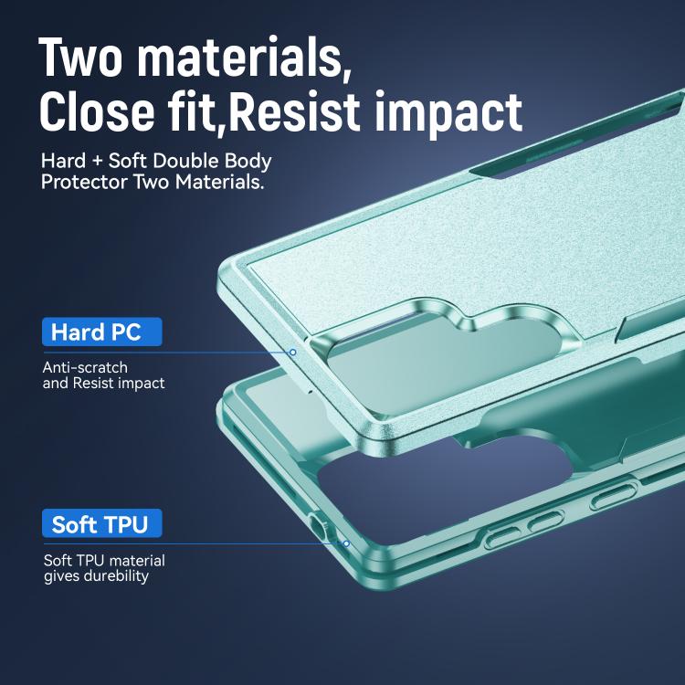 For Samsung Galaxy S25 Ultra 5G Pioneer Armor Heavy Duty PC Hybrid TPU Phone Case
