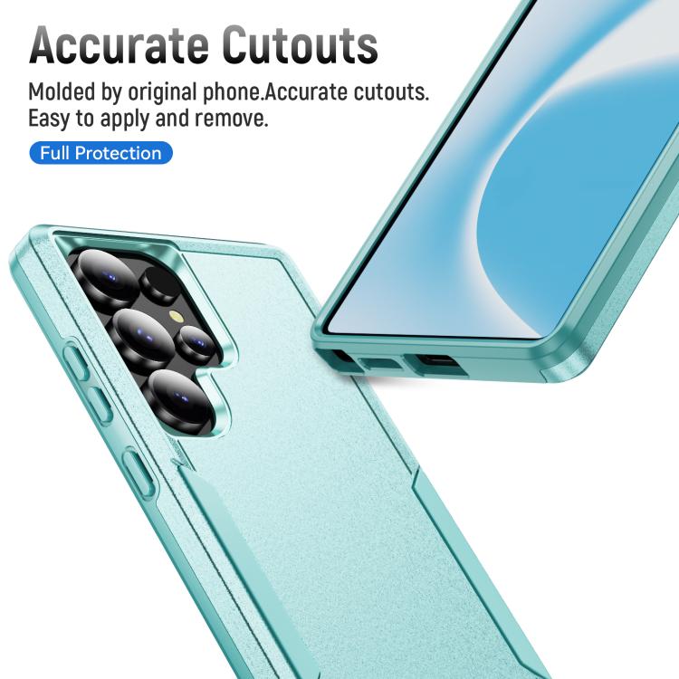 For Samsung Galaxy S25 Ultra 5G Pioneer Armor Heavy Duty PC Hybrid TPU Phone Case