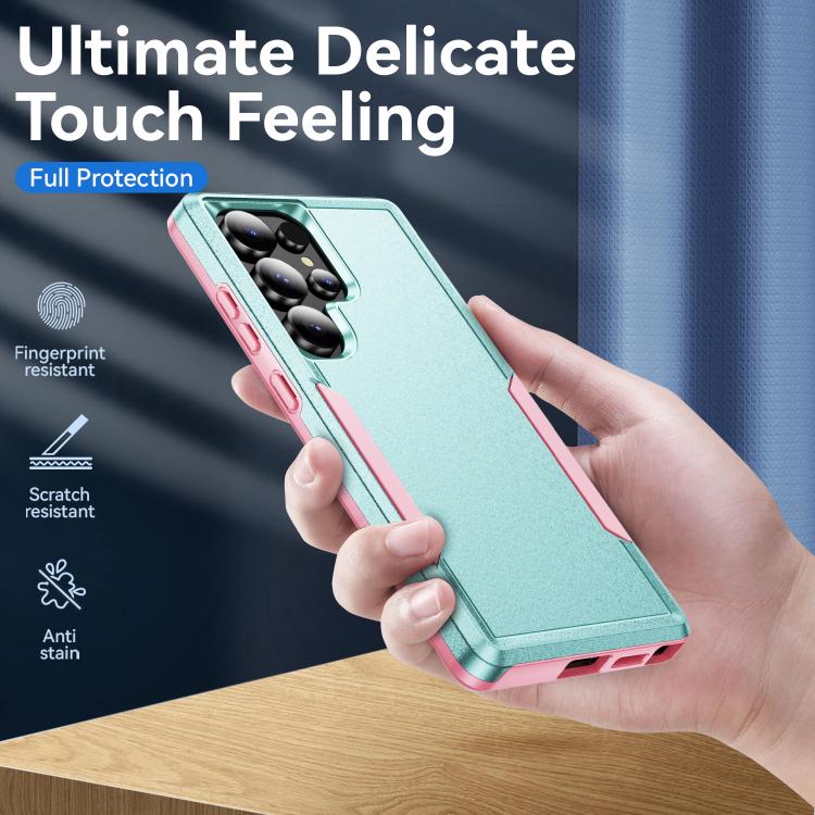 For Samsung Galaxy S25 Ultra 5G Pioneer Armor Heavy Duty PC Hybrid TPU Phone Case
