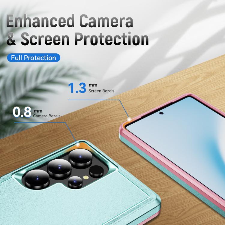 For Samsung Galaxy S25 Ultra 5G Pioneer Armor Heavy Duty PC Hybrid TPU Phone Case