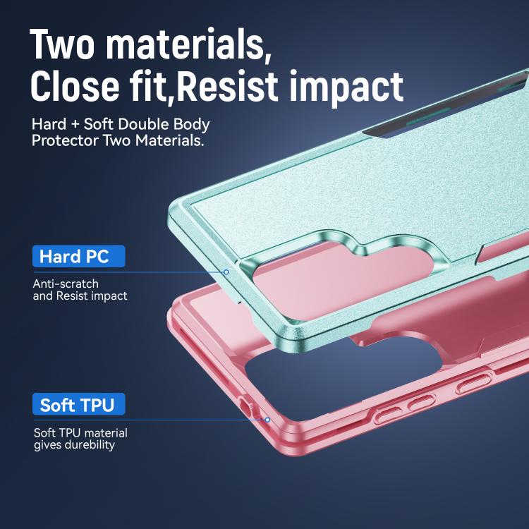 For Samsung Galaxy S25 Ultra 5G Pioneer Armor Heavy Duty PC Hybrid TPU Phone Case