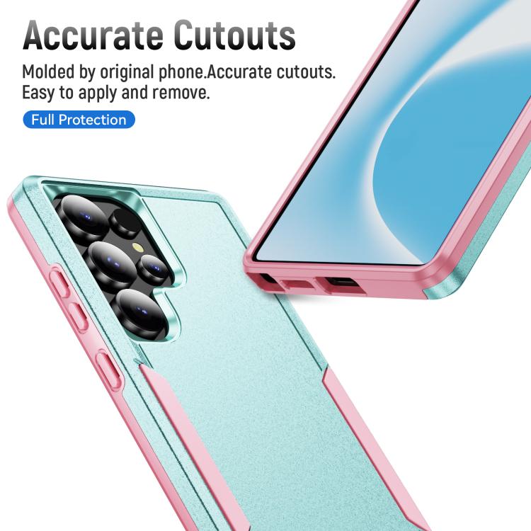 For Samsung Galaxy S25 Ultra 5G Pioneer Armor Heavy Duty PC Hybrid TPU Phone Case