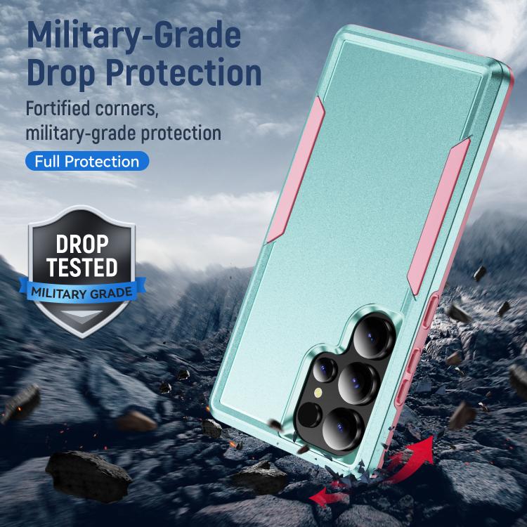 For Samsung Galaxy S25 Ultra 5G Pioneer Armor Heavy Duty PC Hybrid TPU Phone Case